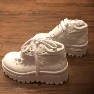 Jeffrey Campbell White Platform Boots